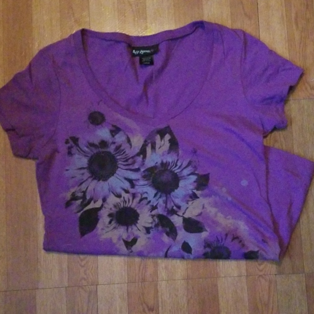 Purple tee